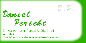 daniel pericht business card